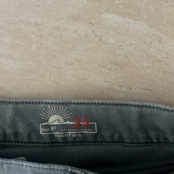 Faherty Stretch Terry Pant 34 - Picture 2 of 3